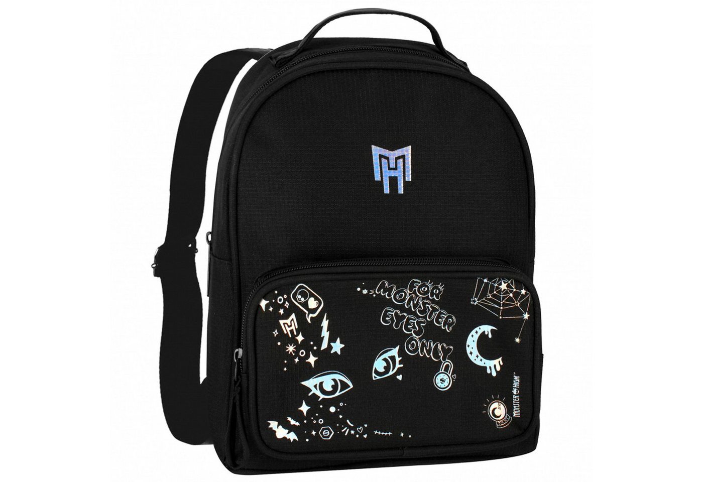 Starpak Vorschulranzen Monster High Schwarzer Jugendrucksack für Mädchen, STARPAK Bild 5