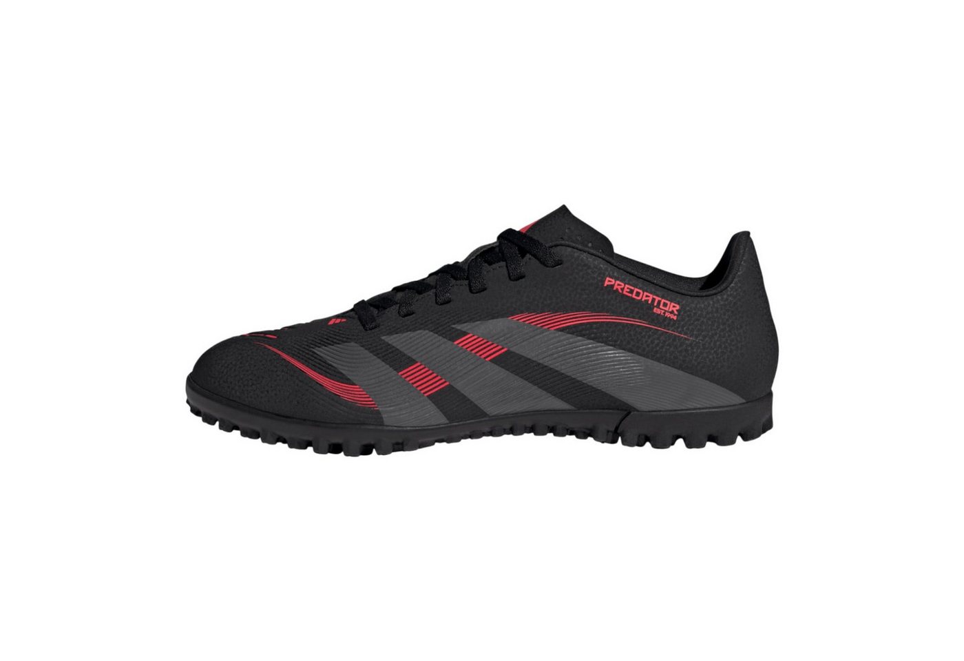 adidas Performance Predator Club TF (für Kunstrasen, Hart- und Aschenplätze) schwarz/rot Fußballschuh