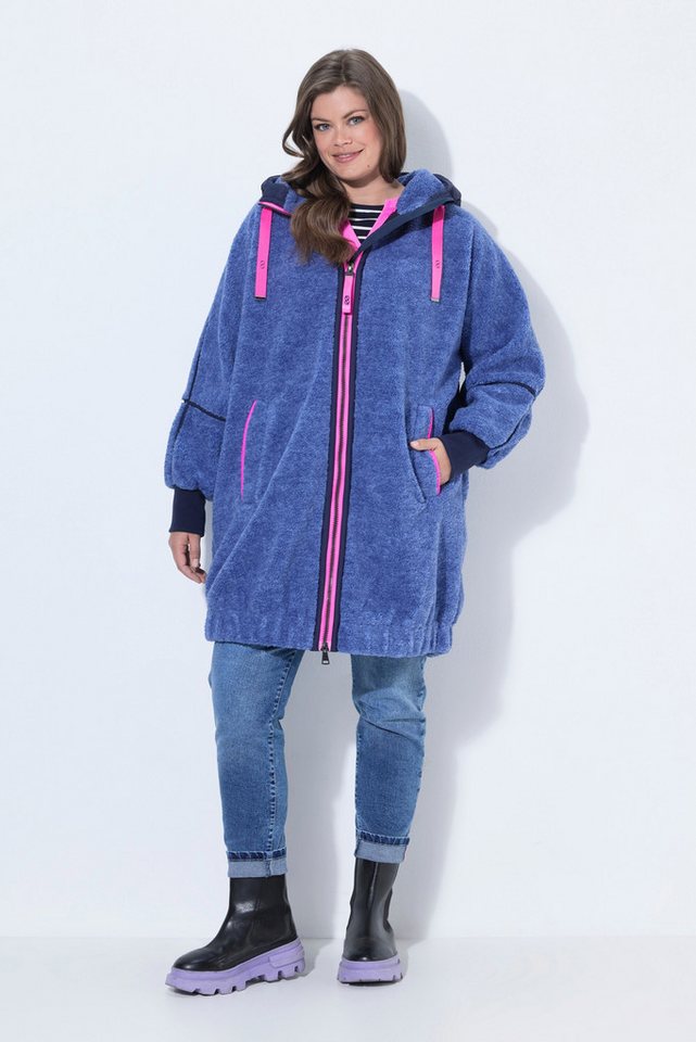 Laurasøn Outdoorjacke Teddy-JackeOversize Kapuze