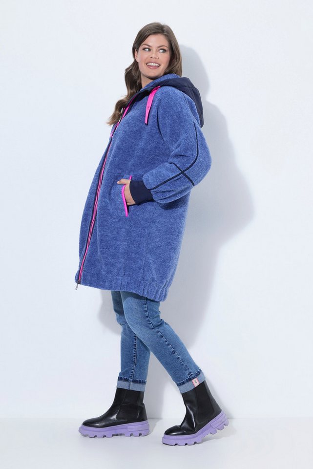 Laurasøn Outdoorjacke Teddy-JackeOversize Kapuze Bild 3