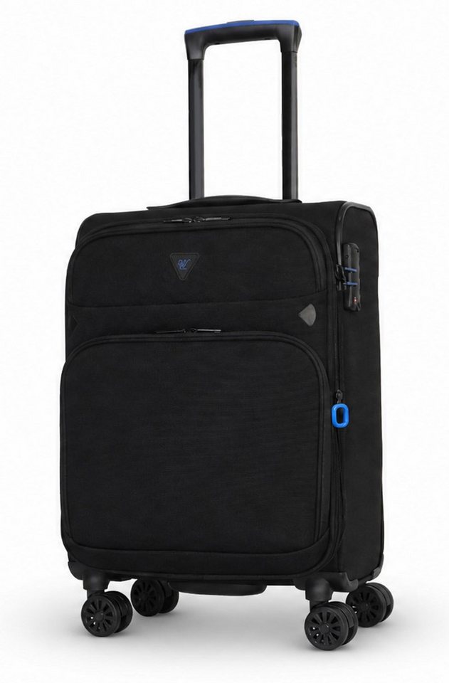 Verage Koffer Erweiterbar Weichschalenkoffer Breeze, Stoffkoffer mit, 4 Rollen,Volumenerweiterung,TSA-Zahlenschloss, Handgepäckkoffer S/M/L/Set
