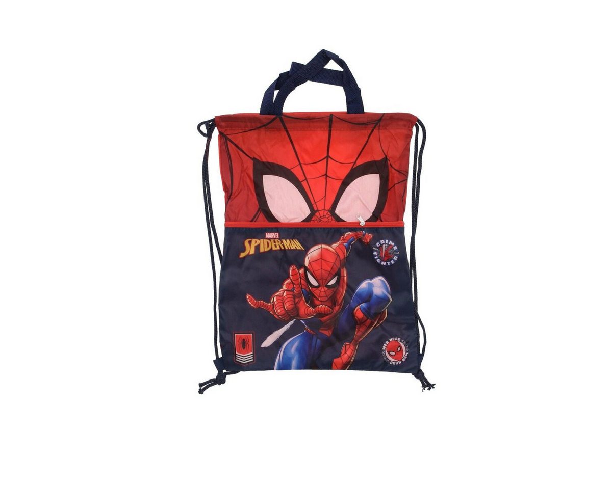 Spiderman Turnbeutel Spiderman Turnbeutel Kinder – Marvel Sportbeutel Luxus Look (1-tlg) Bild 2