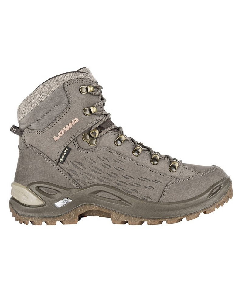 Lowa Renegade Warm Mid GTX (Nubukleder, wasserdicht) steinbraun/braun Damen Wanderschuh Bild 5