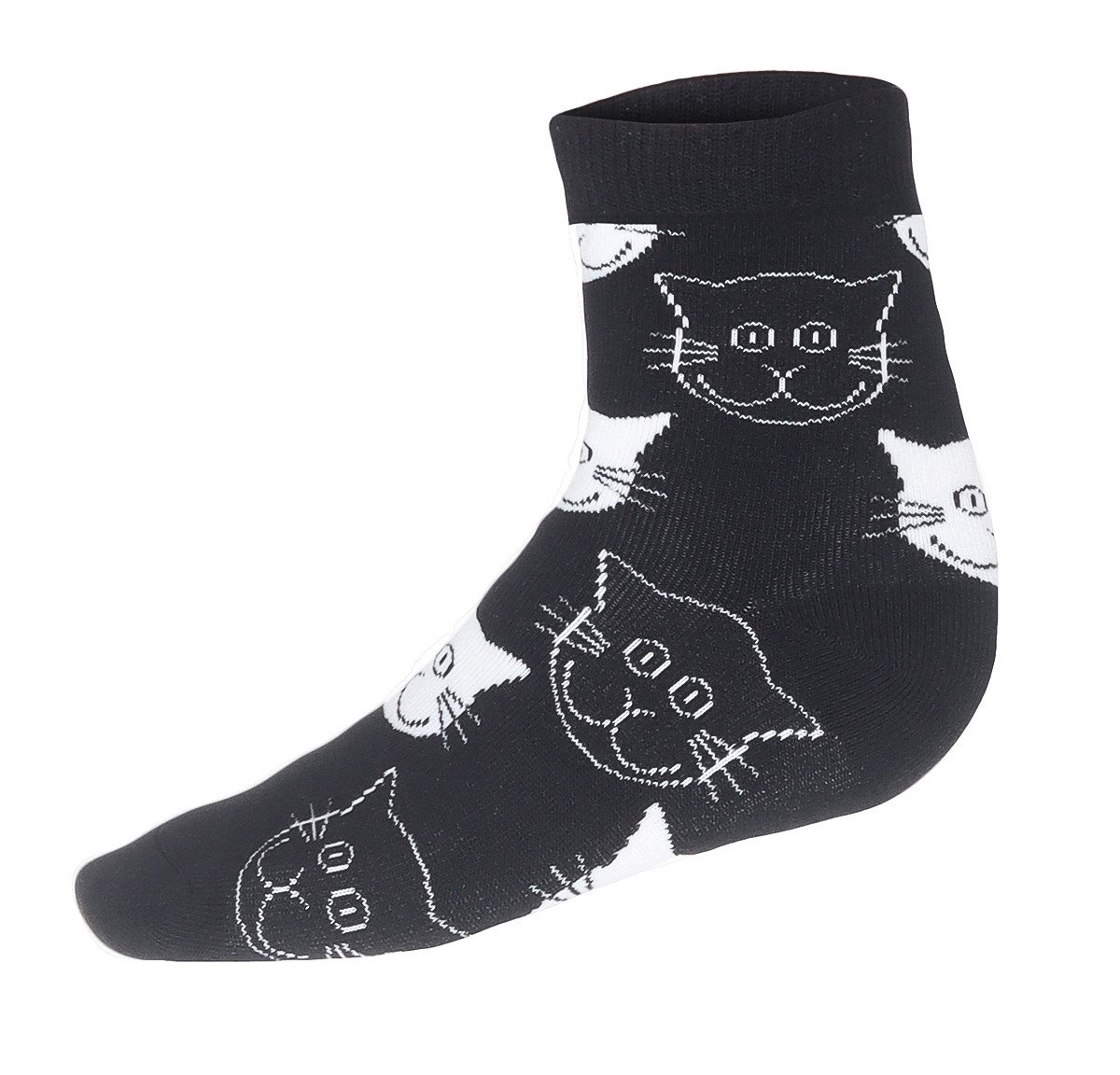 Sockenhimmel Thermosocken Damen Wintersocken Katzen Design warme Socken & Strümpfe 2fädig Vollfrotteefuß Bild 2
