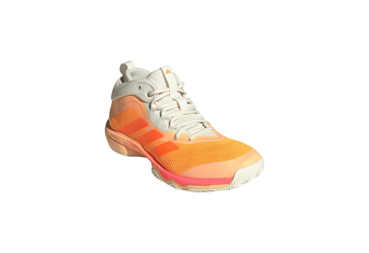 adidas Performance Hallen-Indoorschuhe CrazyFlight Mid 7 orange/weiss Herren Badmintonschuh