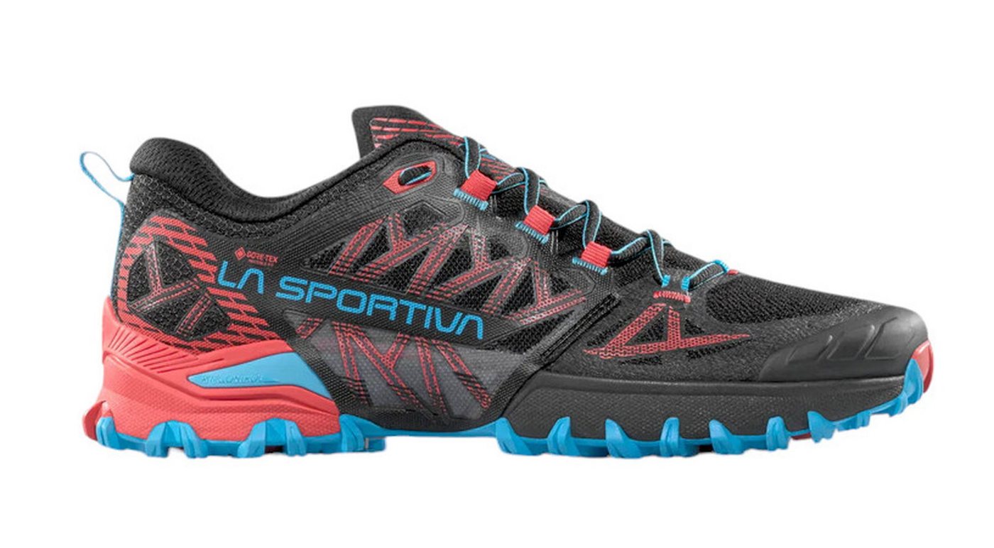 La Sportiva Trail-Laufschuhe Bushido III GTX (wasserdicht) schwarz/blau/rot Damen Wanderschuh Bild 3