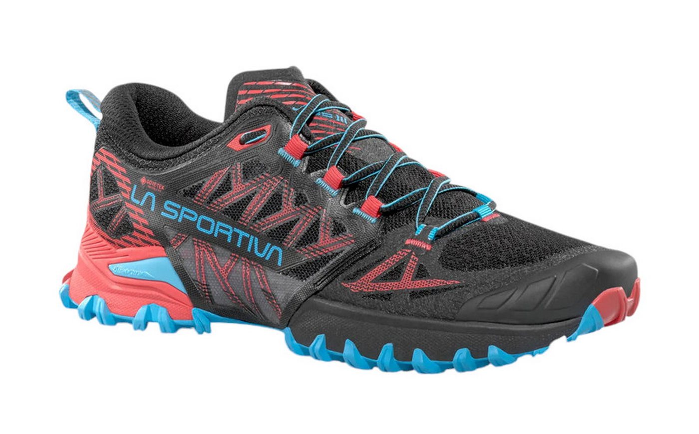 La Sportiva Trail-Laufschuhe Bushido III GTX (wasserdicht) schwarz/blau/rot Damen Wanderschuh Bild 4
