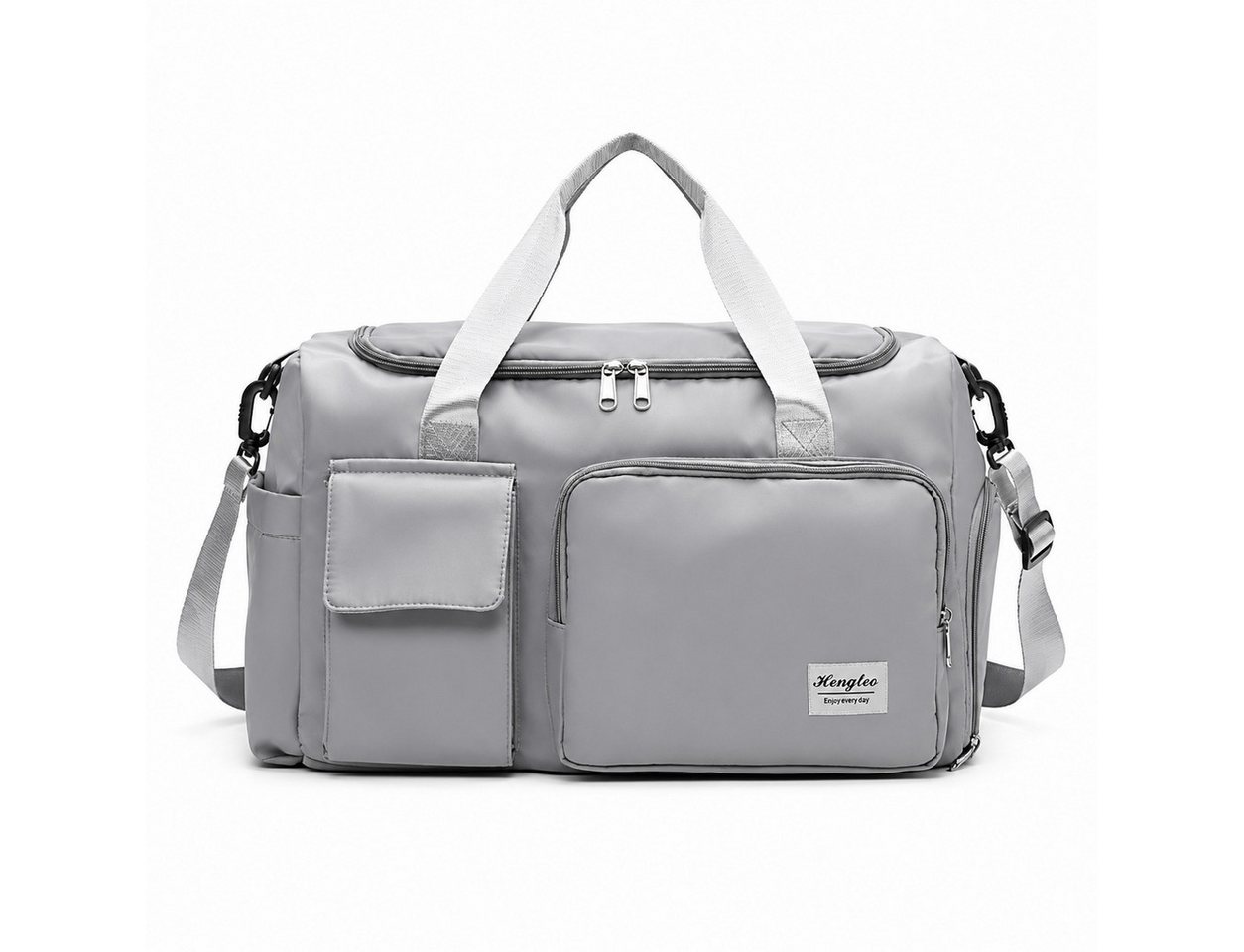 ibettertec Reisetasche XL Große Saunatasche Sporttasche Fitnesstasche Damen Herren (XL Reisetasche Fitness Tasche Handtasche, Mit Maßen 50 × 28 × 28 cm), mit Schuhfach Nassfach viele Fächer wasserabweisend Schultergurt Bild 4