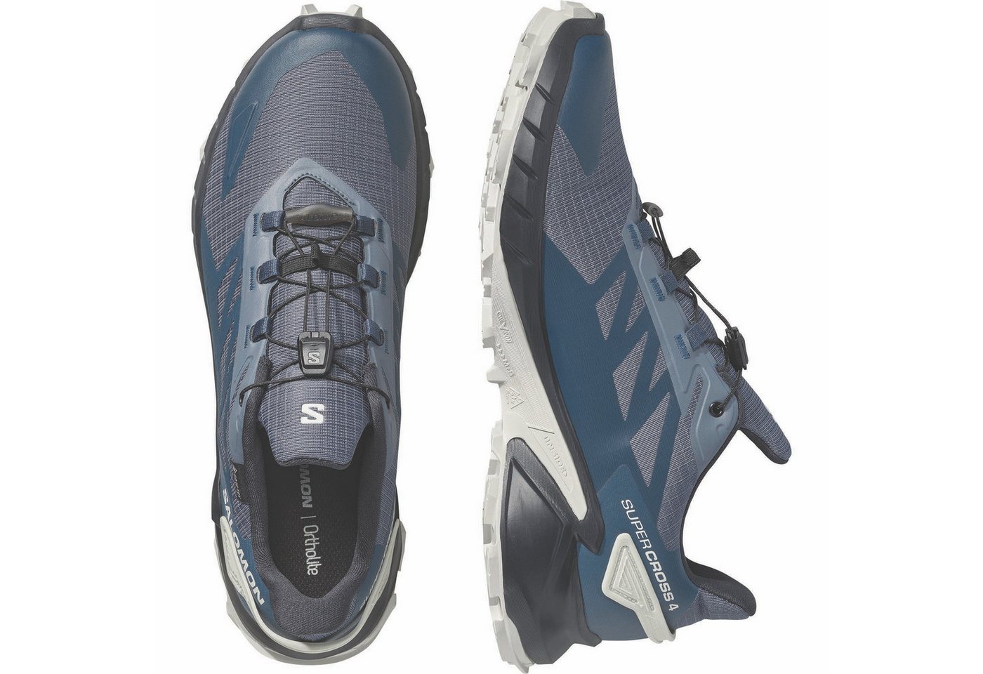 Salomon SHOES SUPERCROSS 4 GTX Grisai/Dark N/Spe GRISAILLE/DARK NAVY/SPELLBOUN Laufschuh Bild 5