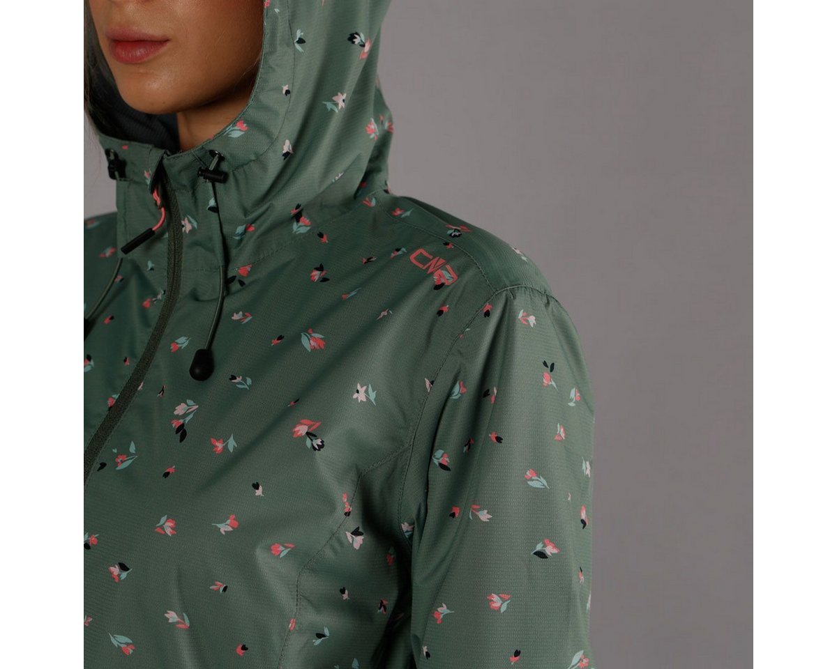 CMP Outdoorjacke Woman Jacket Fixed Hood Leichte Damenjacke für Outdoor-Abenteuer mit wasserdichter Clima Bild 5