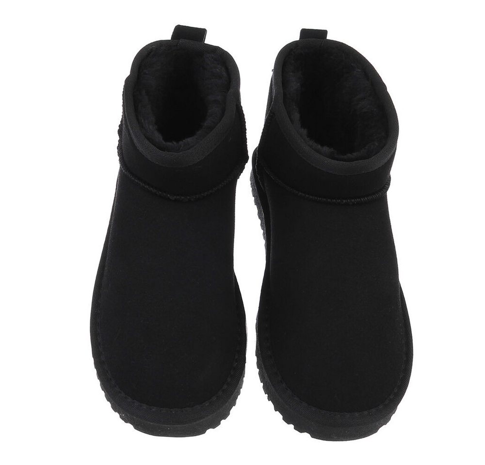 Ital-Design Damen Snowboots Freizeit Snowboots (87283916) Flach Flache Stiefeletten in Schwarz Bild 2
