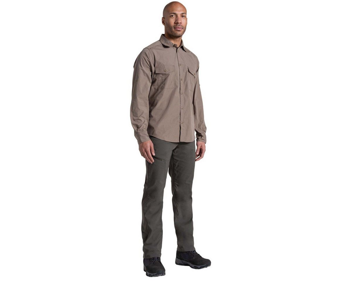 Craghoppers Outdoorbluse Kiwi II Long Sleeved Shirt Vielseitiges Langarmhemd für Outdoor-Abenteuer mit UV-Schutz und