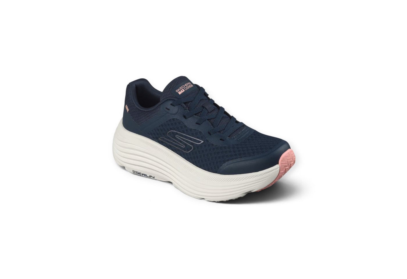Skechers Max Cushioning Endeavour (Dämpfung) navyblau/rosa Damen Laufschuh Bild 5
