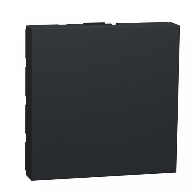 Blindabdeckung 2 Module Anthrazit Schneider Nu986654