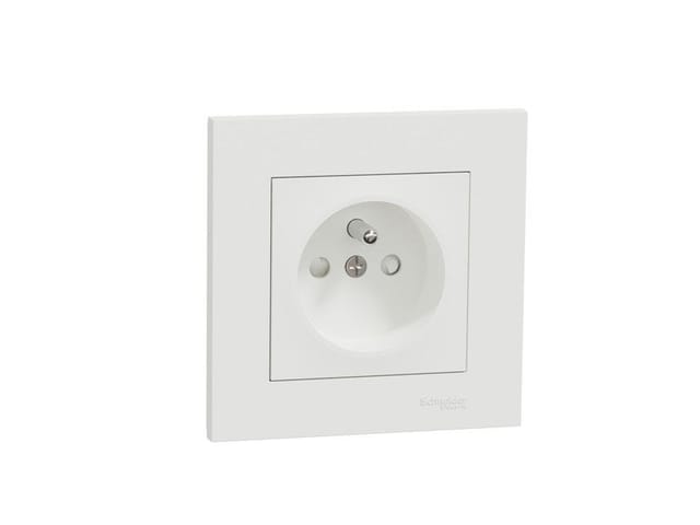5er-set Miluz Schukosteckdosen, Weiß Schneider Electric