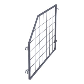 VARIOfit Palettenaufsatz Trenngitter schräg RAL 7016 anthrazitgrau