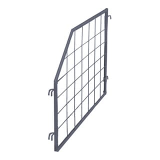 VARIOfit Palettenaufsatz Trenngitter schräg RAL 7016 anthrazitgrau