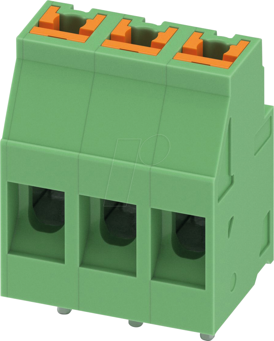 SPTH 3 3 5,08 - Leiterplattenklemme, 3 polig, RM: 5,08 mm, 0,14 - 4 mm²