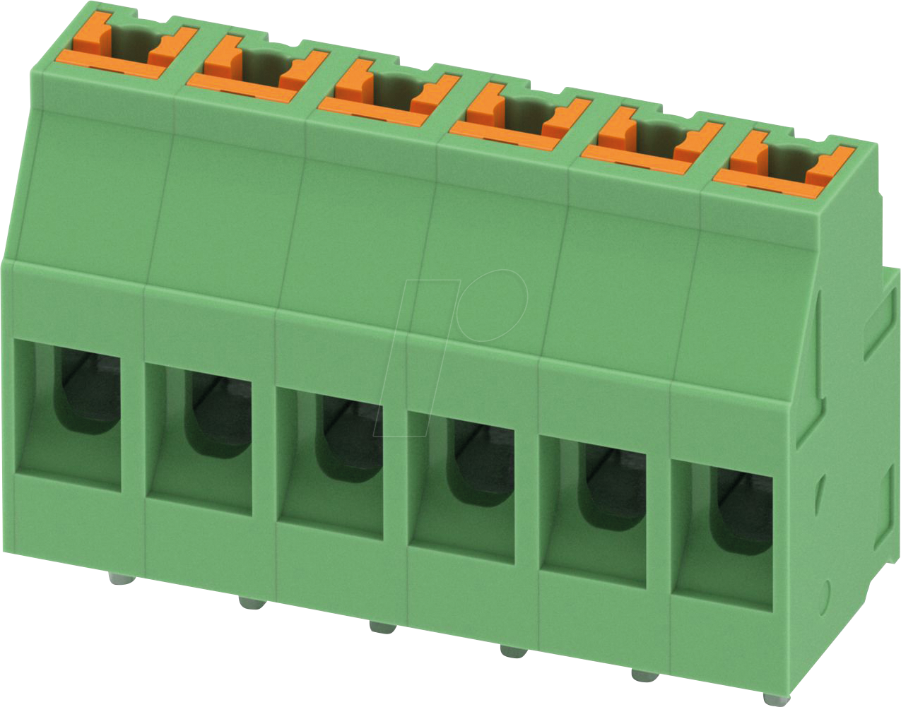 SPTH 3 6 5,0 - Leiterplattenklemme, 6 polig, RM: 5 mm, 0,14 - 4 mm²