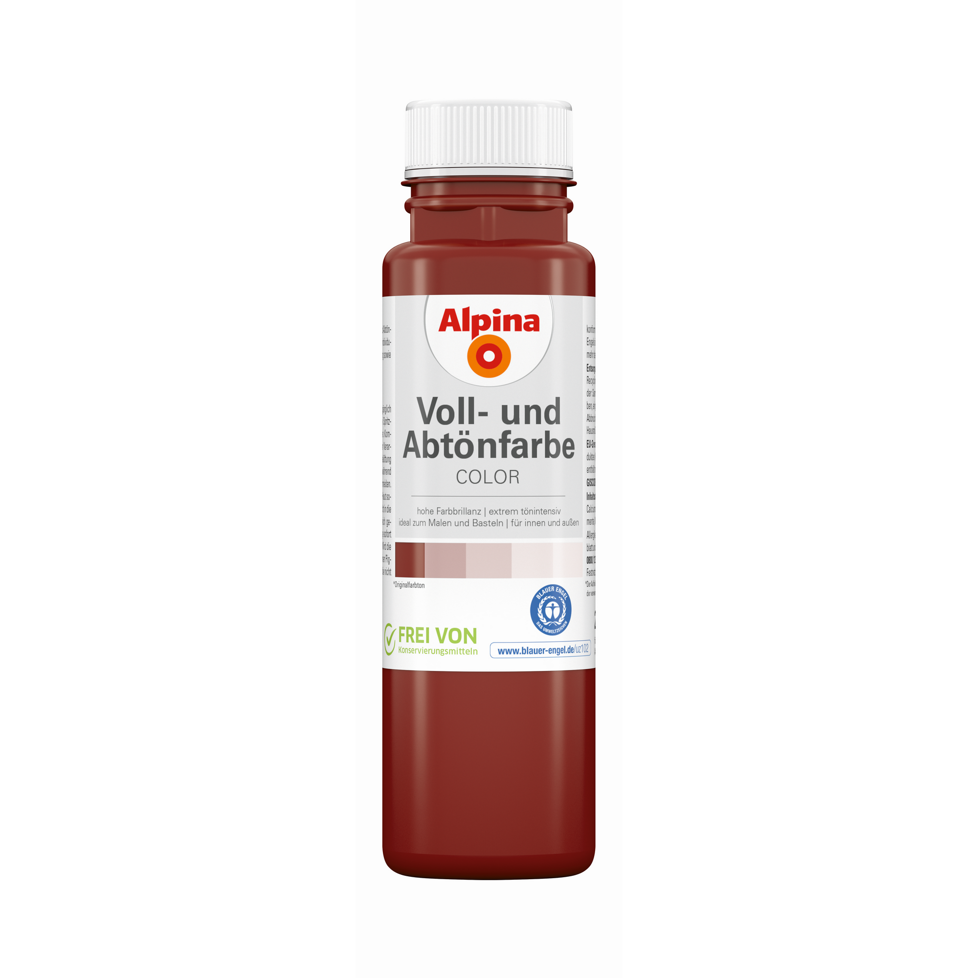 Alpina Voll- und Abtönfarbe 'Spicy Red' rot 250 ml