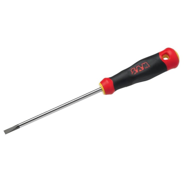 Doppelter Schraubendreher S1 Schlitz Elektriker 6,5x200 Sam Werkzeug - T65e200