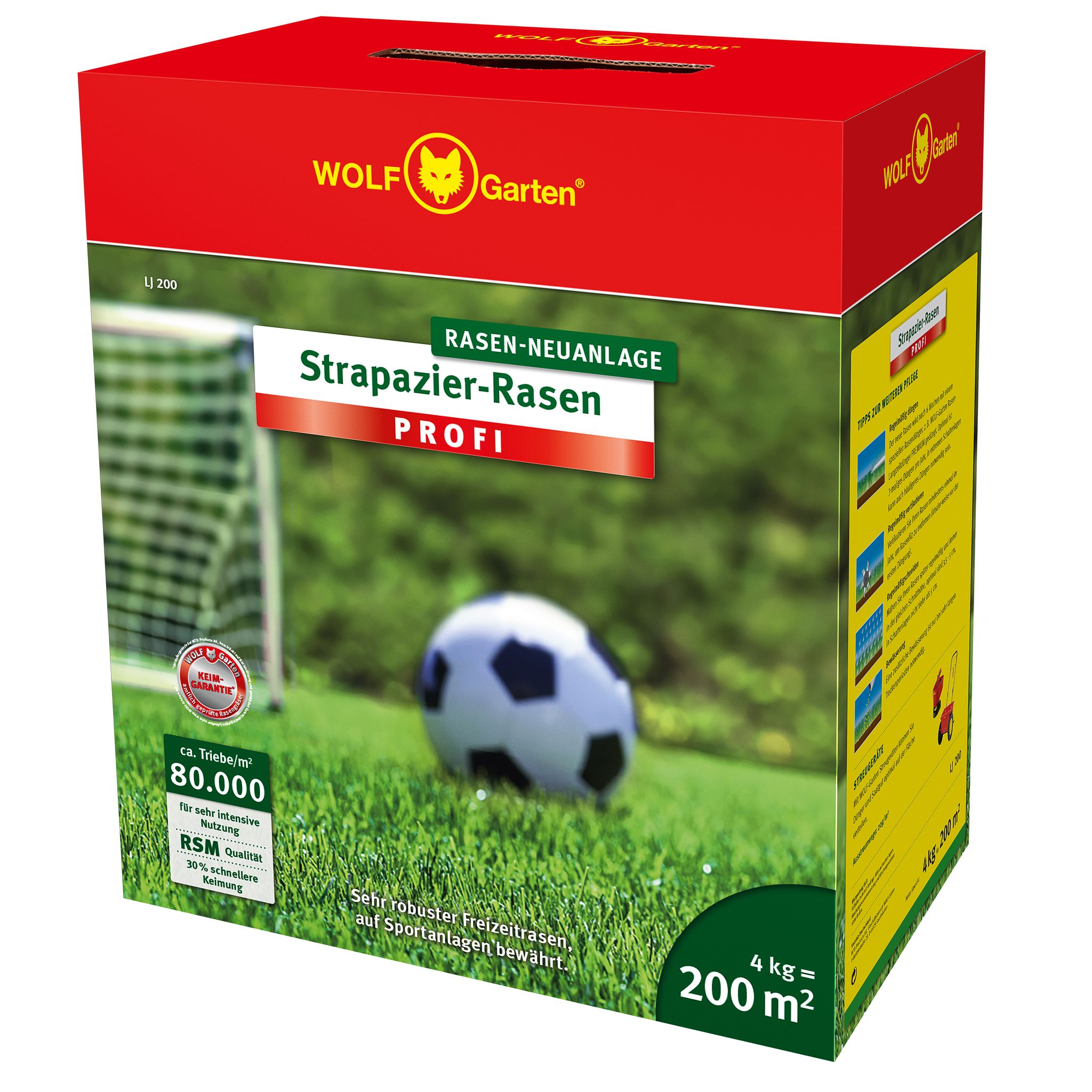 Wolf-garten - Strapazier-rasensamen 'loretta' Für Ca. 200 Qm