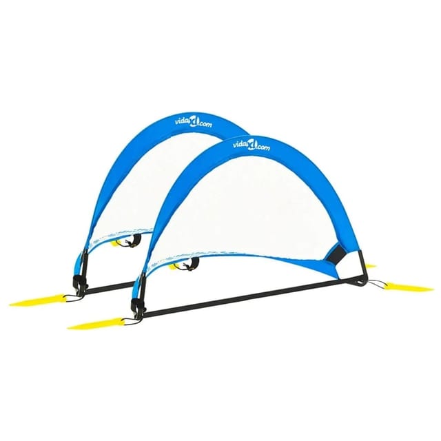 Fußballtore Kinder 2 Stk. Mit Aufbewahrungstasche 75,5x46x48 Cm - Vidaxl