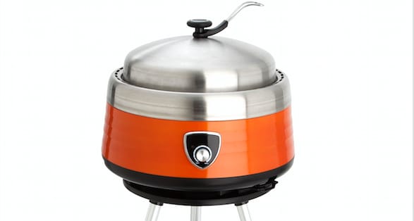 Paella World - Vulcano Orange Tragbarer Holzkohlegrill Ø 30 Cm