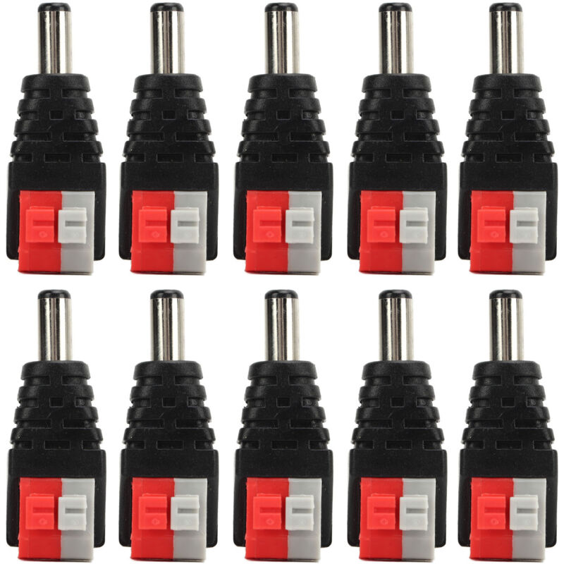Amxcnoy 10 Stück Bnc-stecker Koaxialkabel Cctv-überwachungskamera-anschluss Rca-adapter Av-stecker