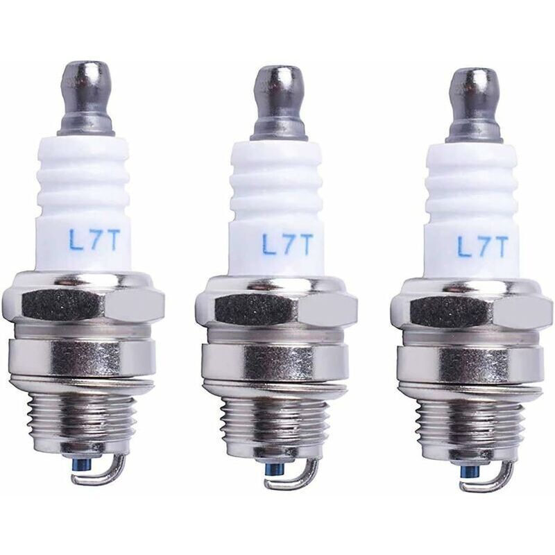 Amxcnoy L7t Zündkerze Für Kettensägen, Rasenmäher Und Kleinmotoren, Kompatibel Mit Stihl, Husqvarna, Ngk Bpmr7a 4626, Entspricht Rcj6y, Champion, Bosch Wsr6f, 3er-pack