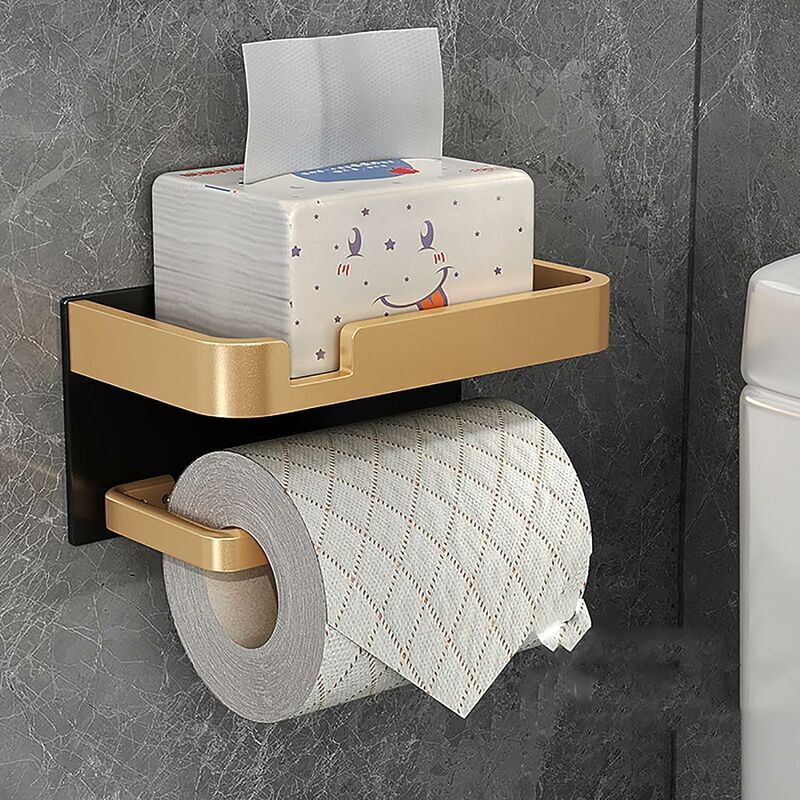 Amxcnoy Toilettenpapierhalter, Leichter Luxus-toilettenpapierhalter, Handyhalter