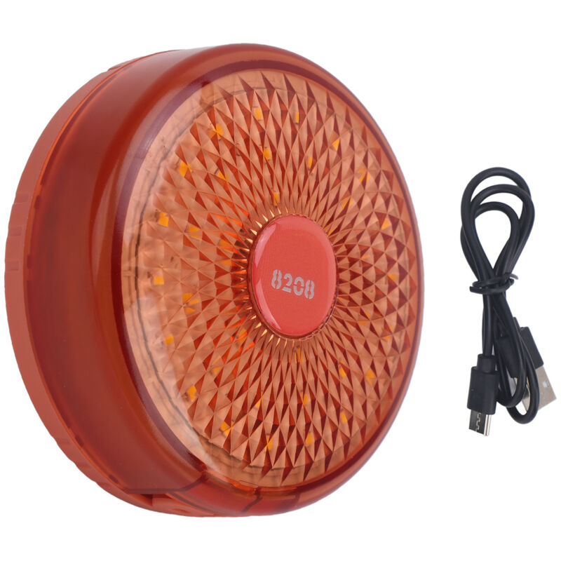 Amxcnoy Lichterkette Für Camping, Wiederaufladbar, Usb-ladefunktion, Wasserabweisend (ipx4), Orange