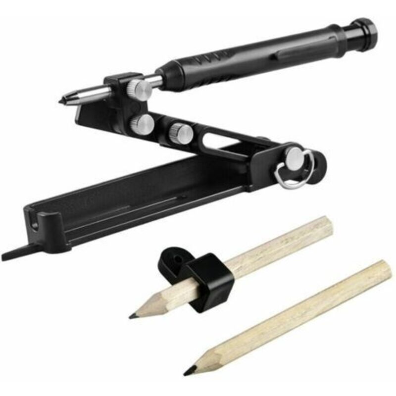 Amxcnoy Multifunktionale Konturenlehre Für Präzise Holzbearbeitung, Tragbar, Heimwerkerbedarf, Praktische Konturenlehre, Verstellbar, Für Unregelmäßige Formen, Möbel Und Fliesen