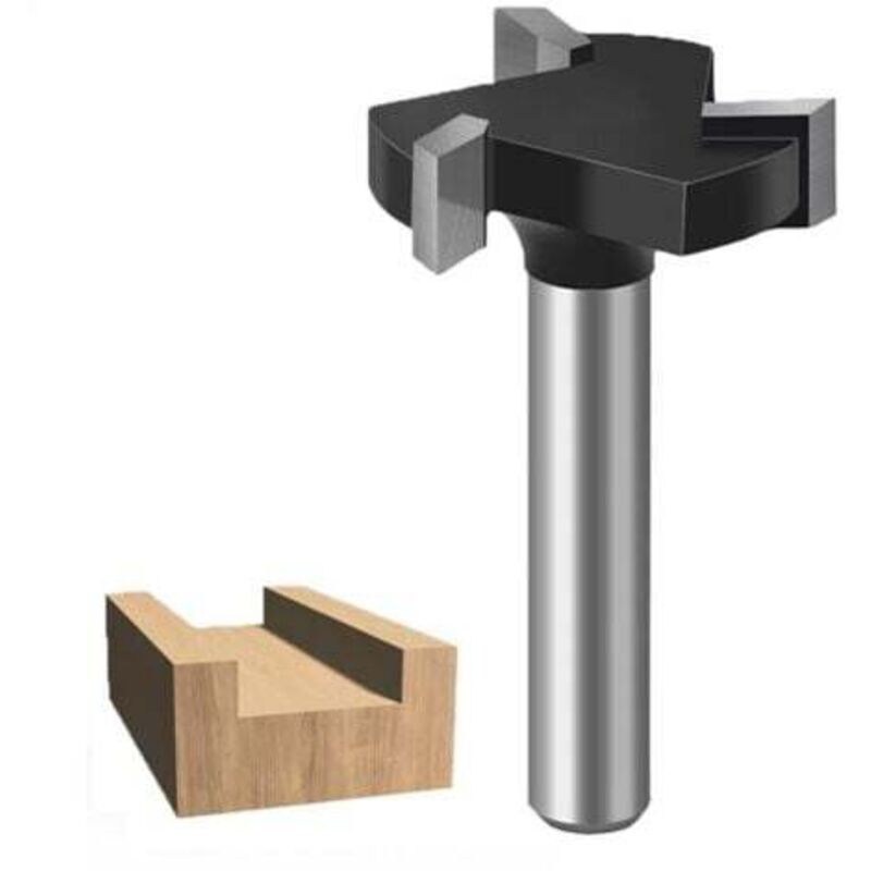 6-mm-cnc-spoilboard-fräse, Planschlitzfräser, Hartmetall-fräser Für Die Holzbearbeitung