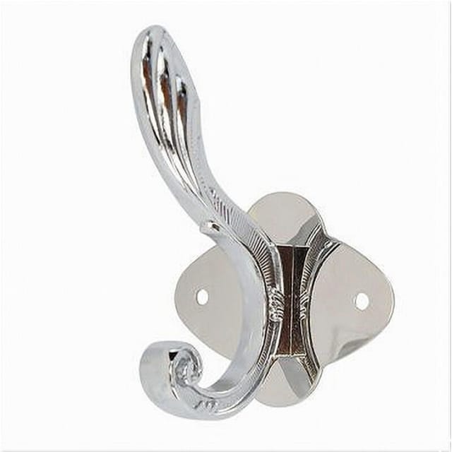 Trade Shop Traesio - Trade Shop - Mehrzweck-kleiderbügelflügel Mit 1 Haken In Polierter Chromausführung 52171 -