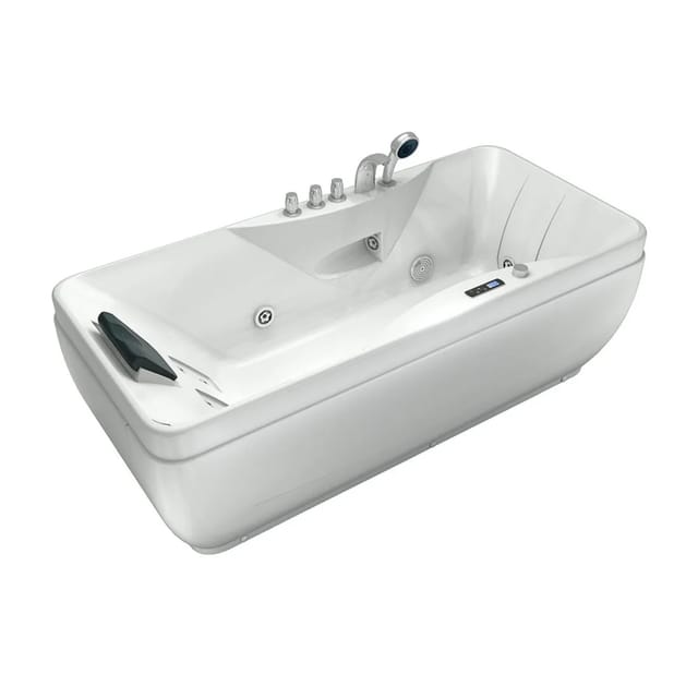 Acquavapore - Whirlpool Pool Badewanne Wanne W49-th-pl 170x80cm Mit Farblicht, Aktive Schlauch-reinigung