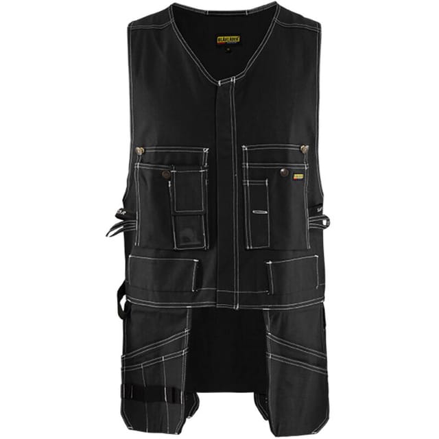Arbeitsweste Werkzeughalter 3105 Schwarz L