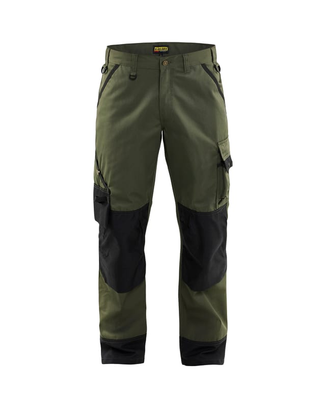 Arbeitshose Für Landschaftsgärtner 1454 - Armeegrün/schwarz M - Fr(44) - Se(c50) - Kurz