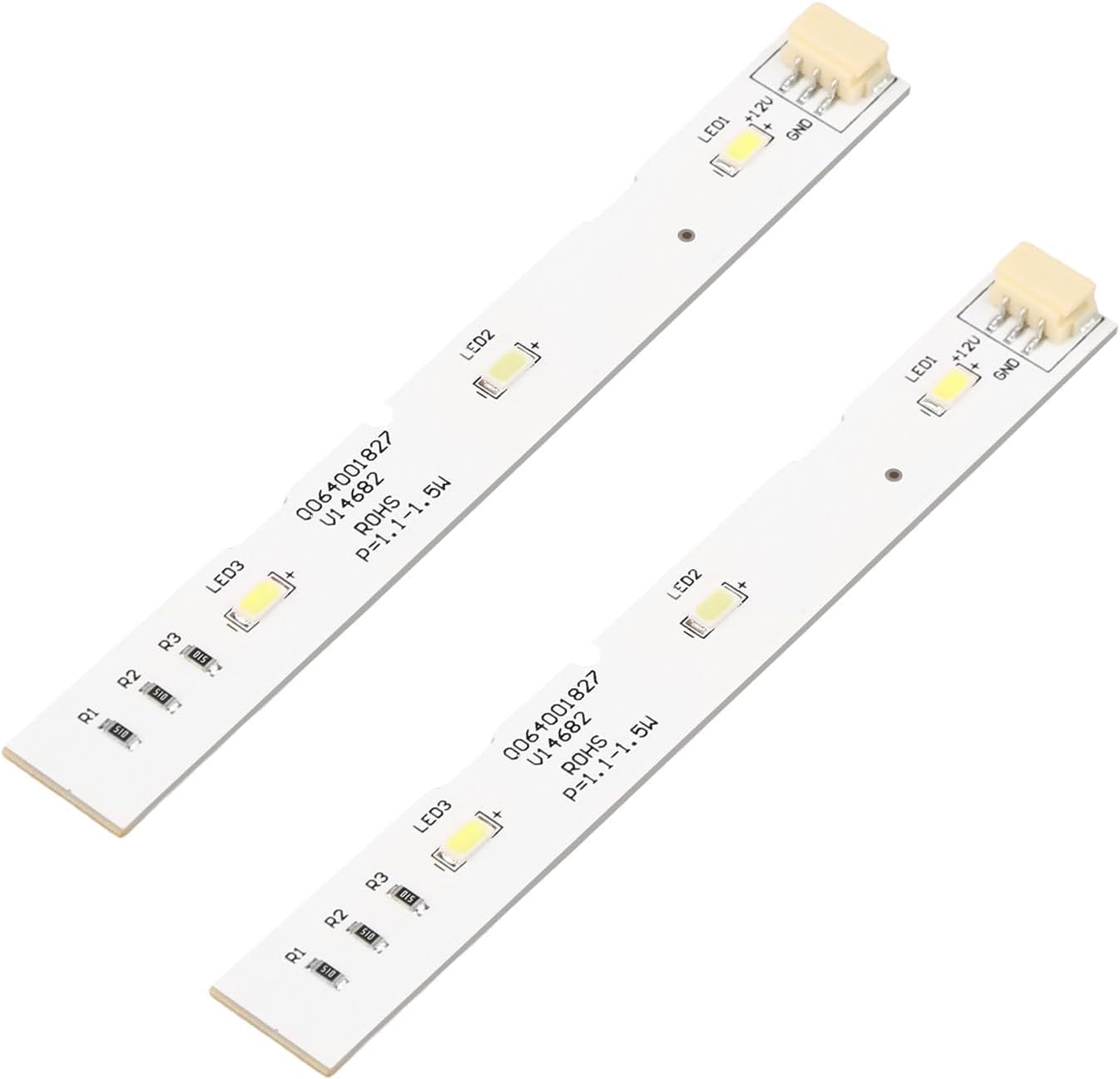 2 Stück Led-streifen Für Kühlschränke 0064001827 Ersatzteil Led-lichtleiste Für Haier Light Bar Bcd-575wdbi Kühlschranktür