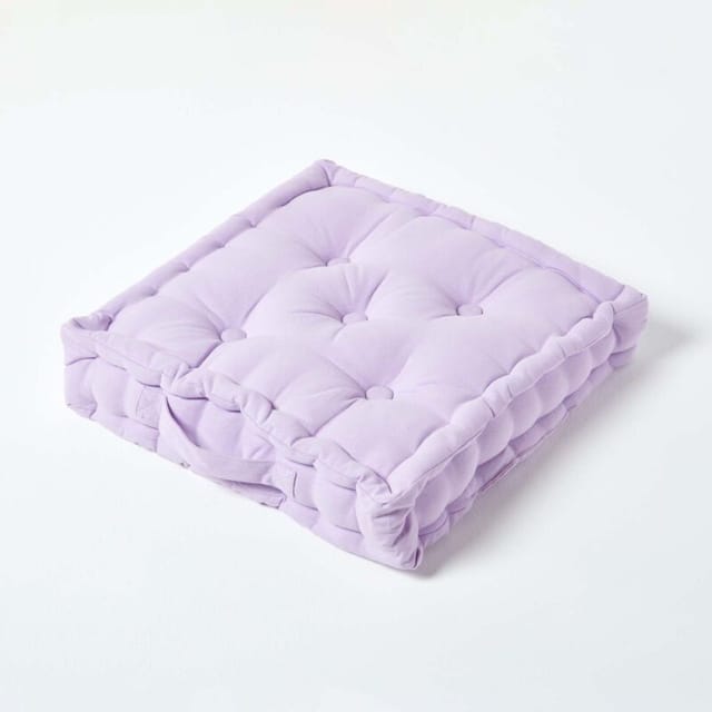 Sitzkissen Calico Mauve 50 X 50 Cm - Homescapes