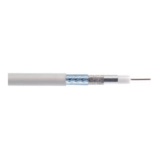 Kathrein - 21510025 Koaxialkabel Außen-durchmesser: 6.90 Mm 75 Ω 120 Db Weiß 100 M