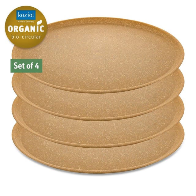Teller Koziol Connect Braun 25 Cm Set 4