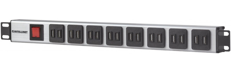 Intellinet Network Solutions Intellinet 19 Steckdosenleiste M. 16 Usb-ladeport Netzsch. (164580)