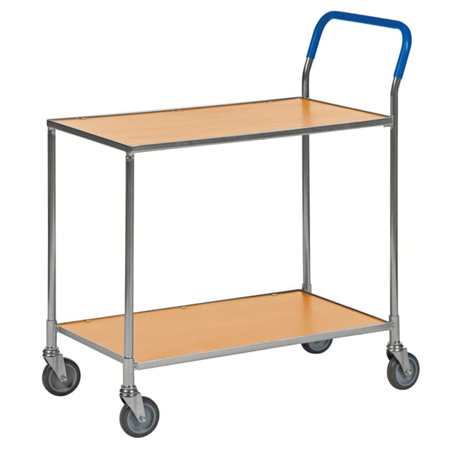 Kongamek Tischwagen Mit Bremse Und 760x430mm Ladefläche In Bucheoptik