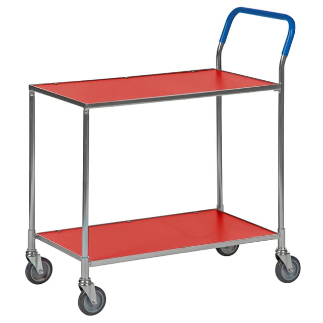 Kongamek Tischwagen Ohne Bremse In Rot Mit 850x435mm Ladefläche