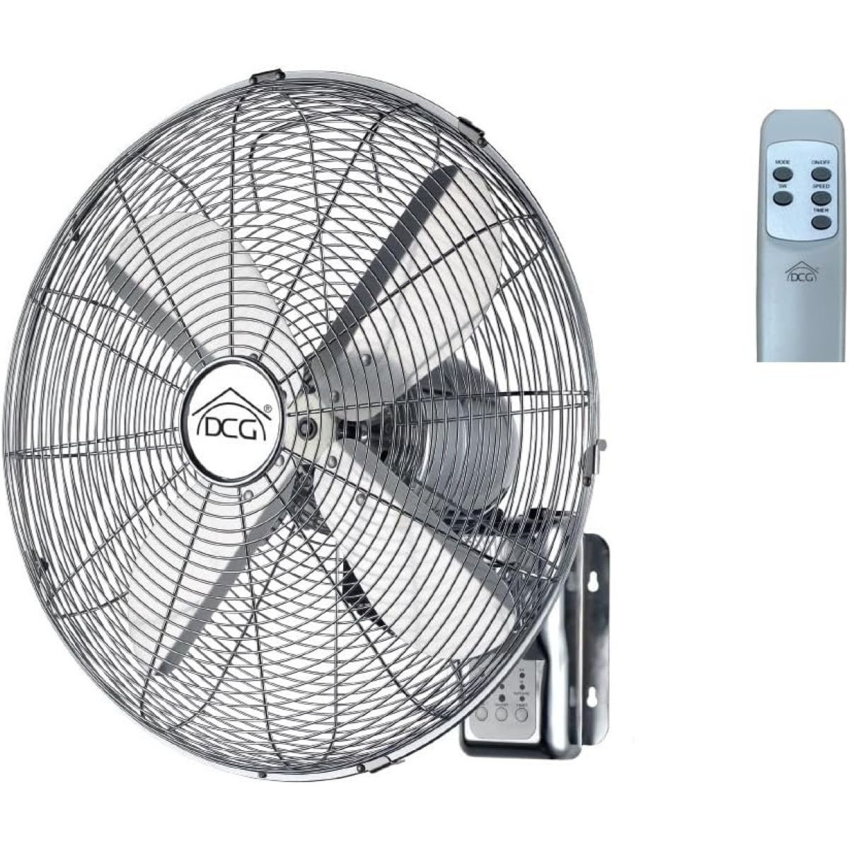 Dcg Wandventilator Ve1696tt 45cm Chrom