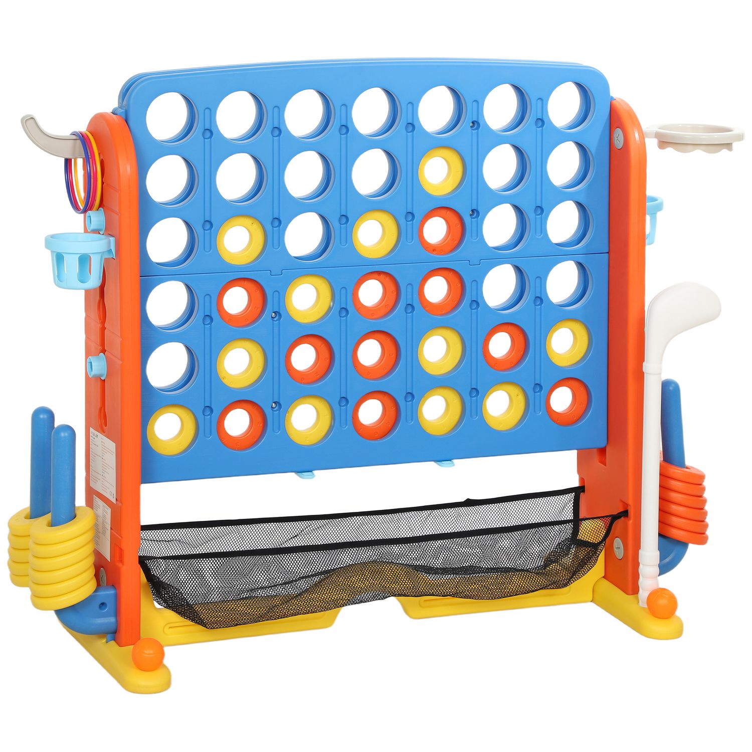 4-in-1-spielset, Verstellbar, Kunststoff, Bunt