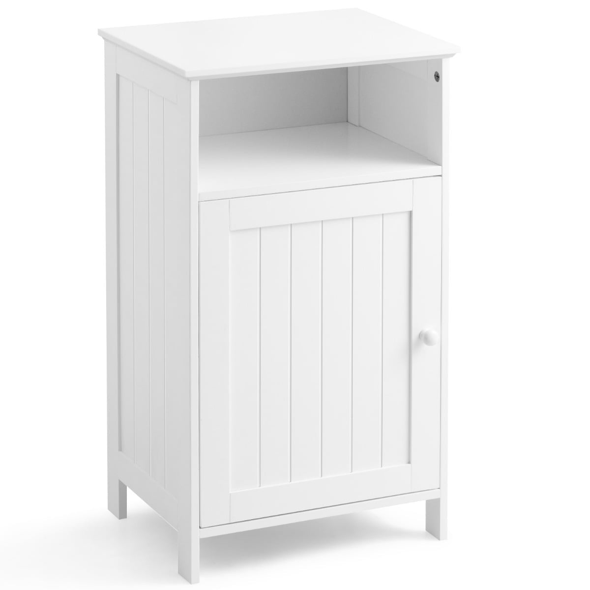 Badezimmerschrank Mit Verstellbarem Einlegeboden, 40 X 30 X 70 Cm, Weiß