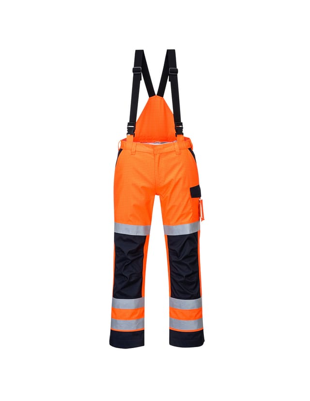 Mehrzweck-regenhose Mit Elektrischem Bogen Orange/marine Xl - Fr(50-52) - Uk(40-41)