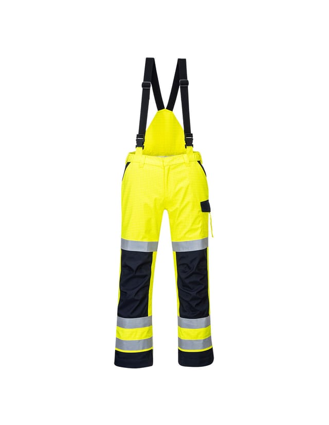 Mehrzweck-regenhose Mit Elektrischem Bogen, Gelb/navy, 2xl - Fr(54) - Uk(44)